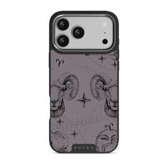 Aries - iPhone 17 Pro Max Case, Elite Dark (MagSafe) / Gunmetal / Purple