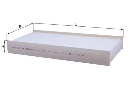 Filtras, salono oras KNECHT LA 410