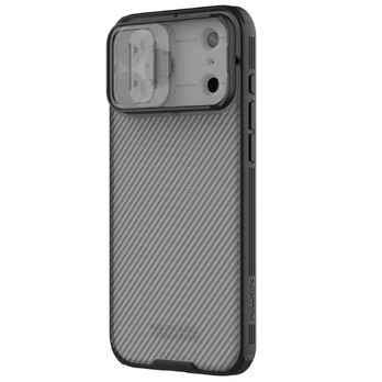 Nillkin CamShield PRO Case for Apple iPhone 17 Pro Max Transparent Juodas