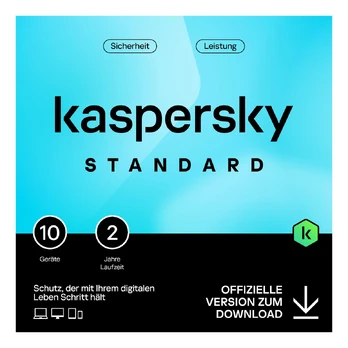 Kaspersky Standard Anti-Virus [10 Geräte - 2 Jahre]