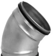 Alkūnė Alnor, segmentinė, 45 °, 200 mm kaina