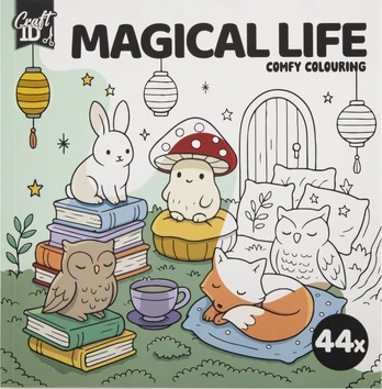 Craft Id - Colouring Book Cute & Comfy - Magical Life