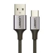 Kabelis Ugreen 60128, USB/USB-C, juoda kaina