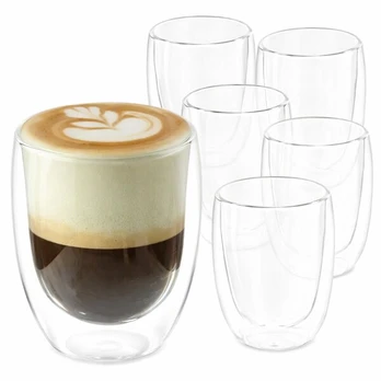 Termo stiklinės, dvigubo dugno, 300 ml, 6 vnt.