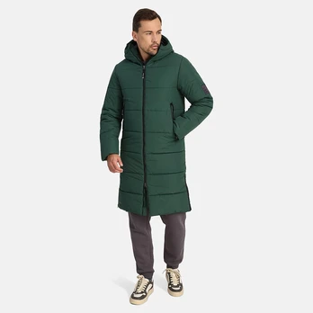 Huppa Vyriškas paltas HARTO 1, forest green