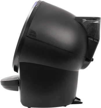Whisker - Litter Hopper with Bonnet - Black