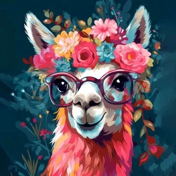 Figured'Art Deimantinės mozaikos rinkinys - Lama