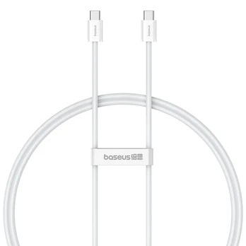 Baseus Superior Series ll USB-C - USB-C 30W 480Mb/s cable 1m - baltas