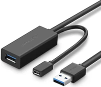 Kabelis Ugreen US175, USB 3.0/USB 3.1/USB 3.2, 10 m, juoda kaina