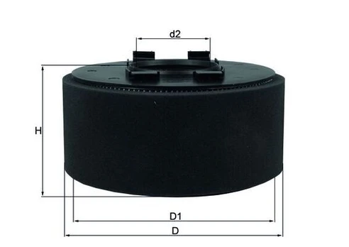 Oro filtras MAHLE LX870