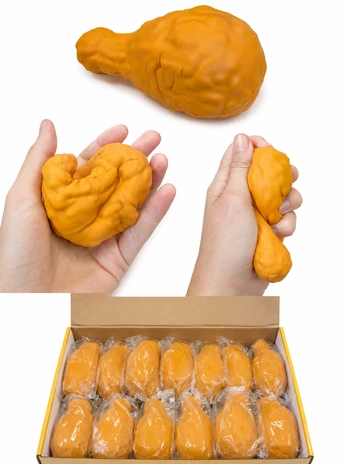 Squishy kulšelė chicken jumbo antistresinis minkomas žaislas