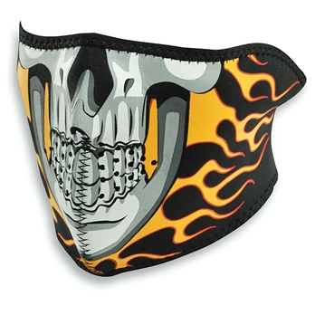 Laikiklis Zanheadgear Burning Skull, juoda/geltona/pilka
