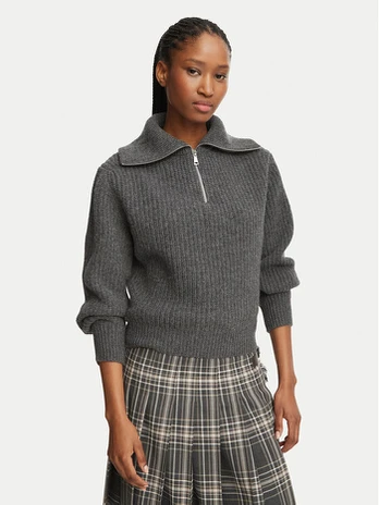 Weekend Max Mara Megztinis Laser 2625366182 Pilka Regular Fit