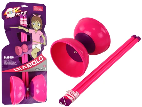 YoYo Lean Toys Diabolo, rožinė