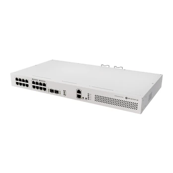 MikroTik Cloud Router Switch 418-8P-8G-2S+RM with RouterOS L5, racmount case | MikroTik