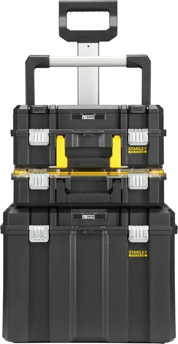 STANLEY BOX ON WHEELS PRO-STACK SET WITH ORGANIZER