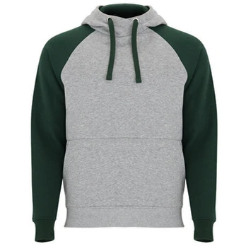 Unisex striukė su gobtuvu LON1058 Pilka/Žalia