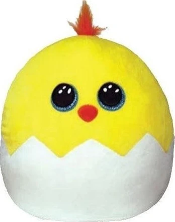Pliušinis žaislas TY Chick Popper, baltas/geltonas, 30 cm