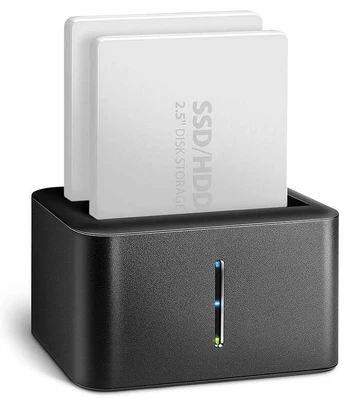 HDD/SSD korpusas Axagon ADSA-D25 USB DUAL 2.5" SSD/HDD Mini Dock, 2.5"