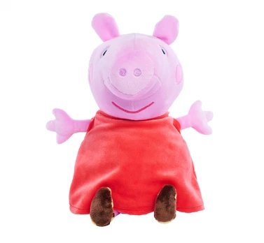 Pliušinis paršelis Peppa Pig su garso efektais, 22 cm