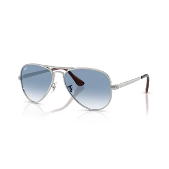 Ray-Ban Aviator Metal Max akiniai | Silver - Clear Gradient Blue