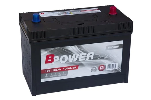 BPower CARGO 640SHD 12V 125Ah 1000A (EN) akumuliatorius
