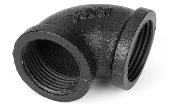 Dekoratyvinė alkūnė RUSTICLINE, 3/4", 90°, RT-5, juodos sp.