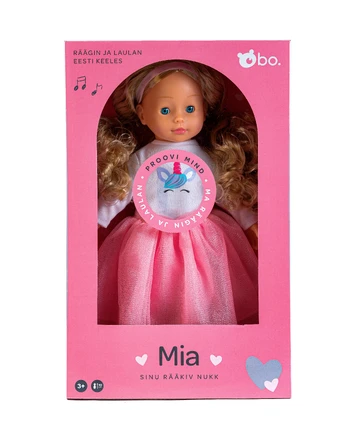 bo. Interactive doll Mia (speaks Estonian language), 40 cm
