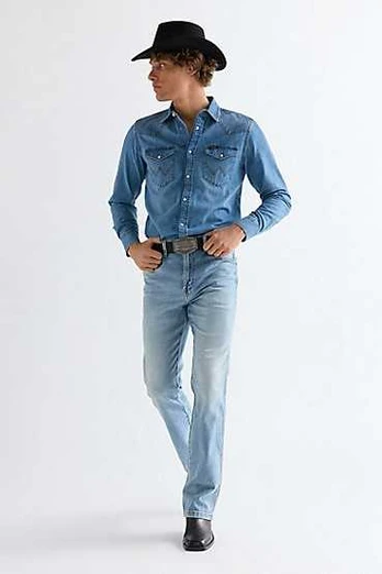 Džinsiniai marškiniai WRANGLER