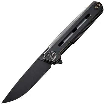 WE Knife Navo Bronze/Black Sulankstomas peilis