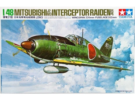 Tamiya - Mitsubishi J2M3 Interceptor Raiden Jack, 1/48, 61018