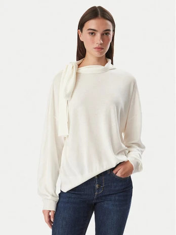 Liu Jo Megztinis WF6445 MA16R Kreminė Regular Fit