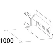 Ivela dangtis SQUARE 48 V bėgis, baltas, ilgis 100 cm