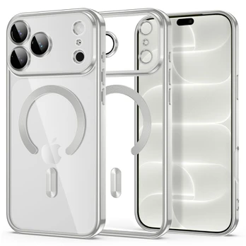 Dėklas TECH-PROTECT MAGFLEX MAGSAFE IPHONE 17 PRO / 18 PRO SHINY Sidabrinis