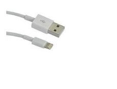 Kabelis USB MicroConnect USB-A - Lightning 2 m Balta (LIGHTNING2)
