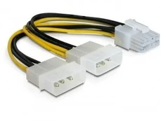 Laidas Delock 8pin / Molex x2 4 pin Molex, Molex, 0.15 m