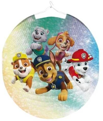 Usorteret Paw Patrol lanterne, 25 cm