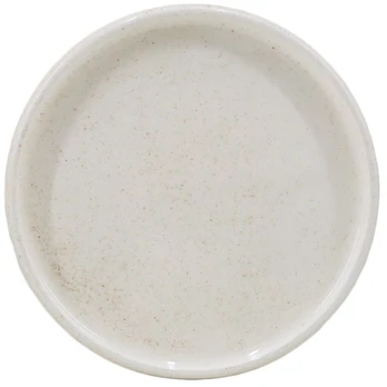 Lėkštė pietų Domoletti Glamour, Ø 25.3 cm, balta