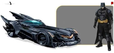 Batman Batmobile w. 30 cm Figure