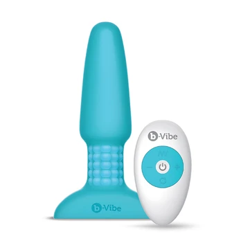 B-Vibe - Rimming Remote Control Plug 2 Teal Analinis kaištis