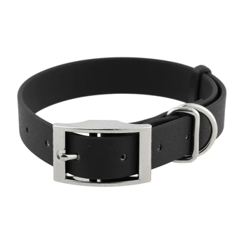 4wild.eu BioThane Black 20 mm 27-41 cm Šuns antkaklis