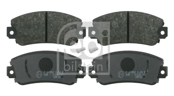 Stabdžių trinkelių rinkinys, diskinis stabdys FEBI BILSTEIN 16077