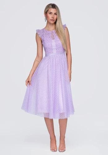 moteriška suknelė – violetinė