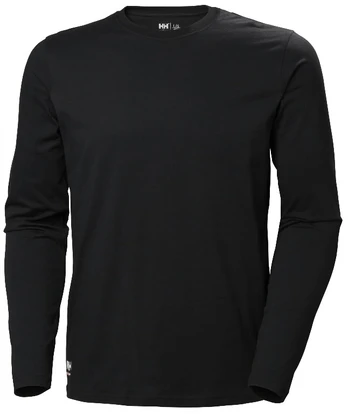 T-shirt HHWW Classic long sleev, black 2XL, Helly Hansen Workwear