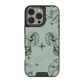Aries - iPhone 16 Pro Case, Elite Dark (MagSafe) / Gunmetal / Turquoise