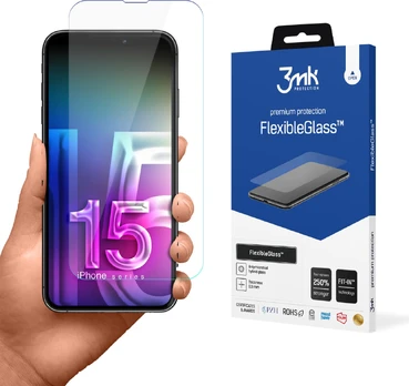 3mk Hybrid FlexibleGlass Tempered Glass Apple iPhone 15 Pro Max