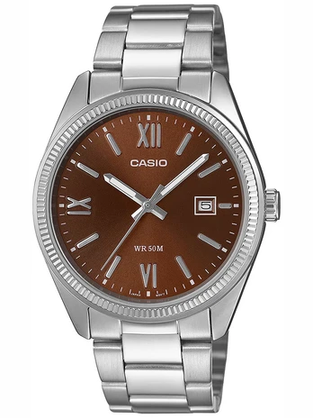 Laikrodis vyrams Casio DATE - BROWN - ARABS NUMBERS (Ø 38,5 mm)