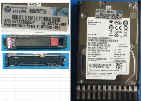 HDD 600GB 12G 15K SFF SAS
