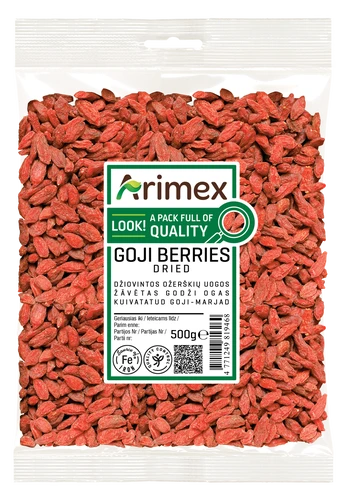 Džiovintos goji uogos ARIMEX, 500 g
