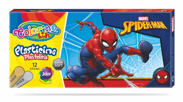 COLORINO MARVEL plastelinas 12 spalvų, 91826PTR